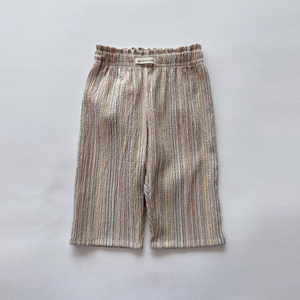 Cool Linen Pants Korean infant pants in blue made in Korea