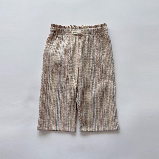 Cool Linen Pants Korean infant pants in blue made in Korea