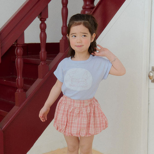 Rabbit Market T-Shirt Korean toddler t-shirt in white made in Korea