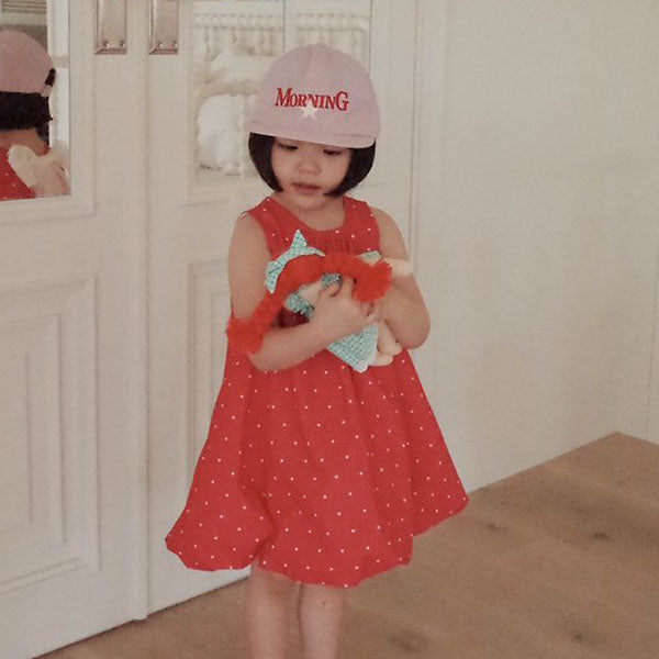 Anne Bon Ball Cap Korean kids accessory in pink made in Korea