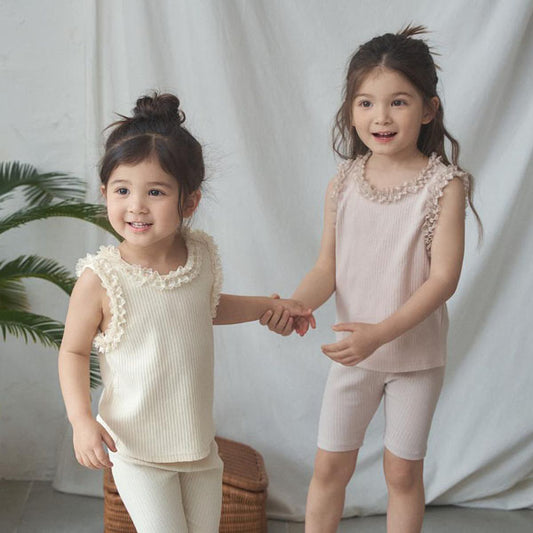 Melody T-Shirt Korean toddler t-shirt in cream made in Korea