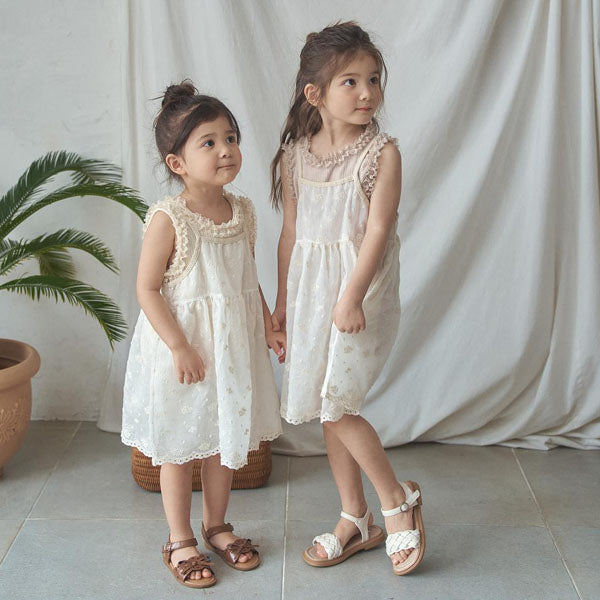 Angel Dress Korean toddler dress in ivory made in Korea