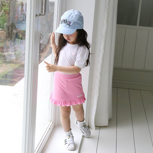 Ten Ten Skort Korean toddler skort in pink made in Korea