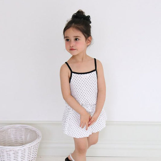 Dotte Tank Top Korean toddler tank top in ivory made in Korea