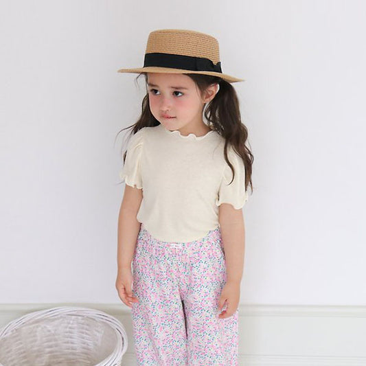 Butter Tee Korean toddler t-shirt in pink made in Korea