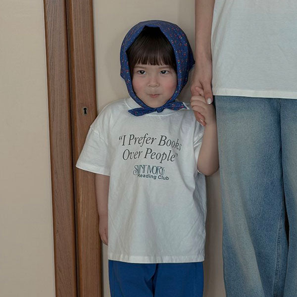 Perfect Tee Korean toddler t-shirt in white made in Korea