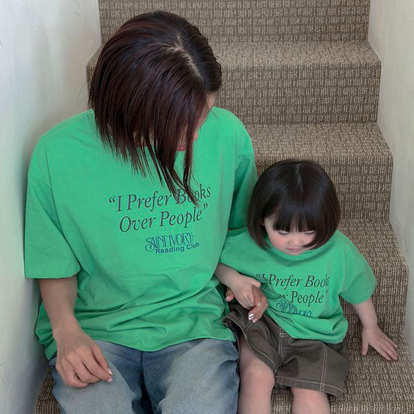 Perfect Tee Adult Korean kids t-shirt in white made in Korea