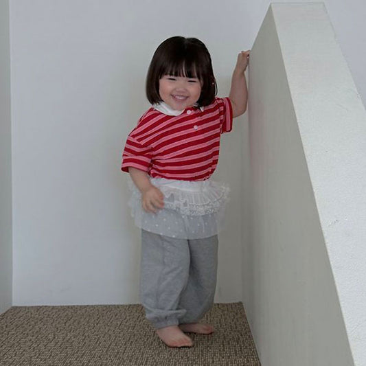 Summer Rupa Jogger Pants Korean toddler pants in blue made in Korea