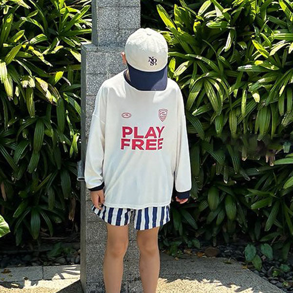 Play Rash Guard Korean toddler rashguard in ivory made in Korea