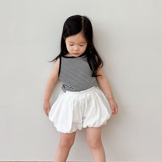 Candy Tank Top Korean toddler tank top in black made in Korea