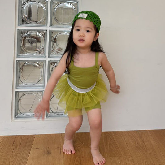 Tutu Skirt Korean toddler skirt in pink made in Korea