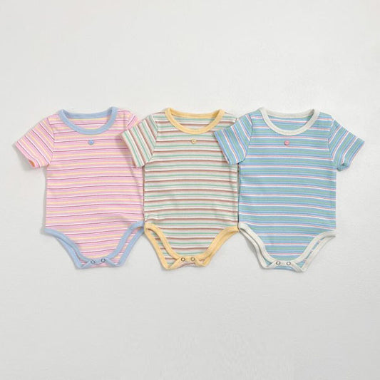 Jelly Pop Bodysuit Korean toddler bodysuit in blue made in Korea