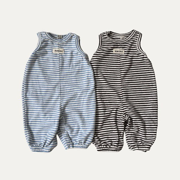 B Teletubby Bodysuit Korean infant bodysuit in sky blue made in Korea