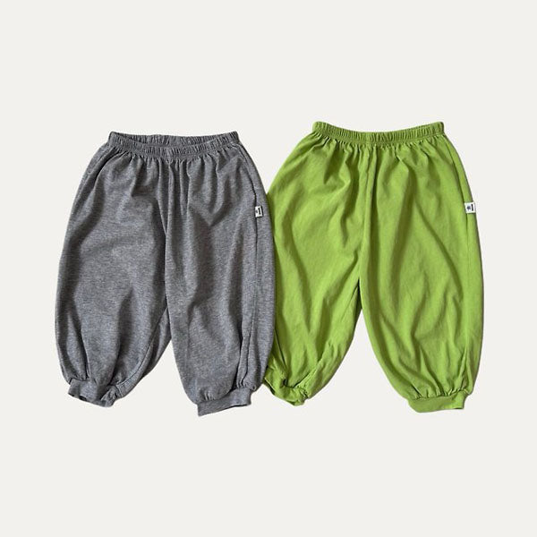B Rosemarie Pants Korean infant pants in green made in Korea