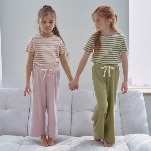Cozy Pants Korean toddler pants in beige made in Korea