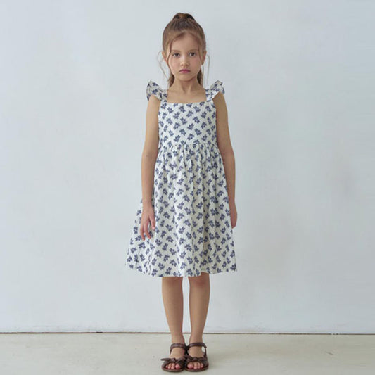 Lila Dress Korean toddler dress in cream made in Korea