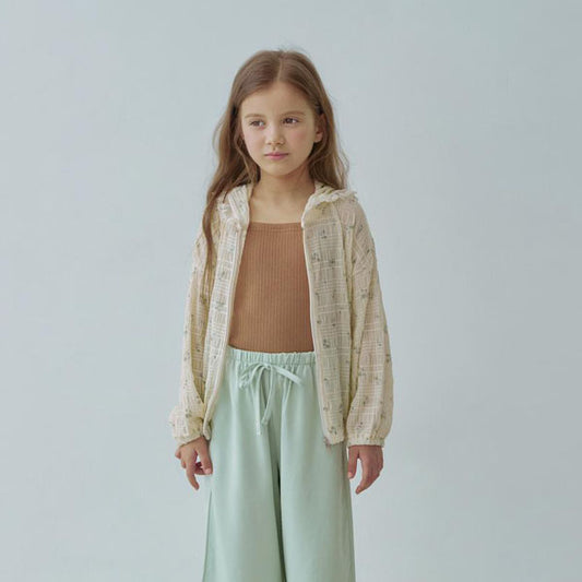 Rosie Lace Hooded Jacket Korean toddler jacket in ivory made in Korea