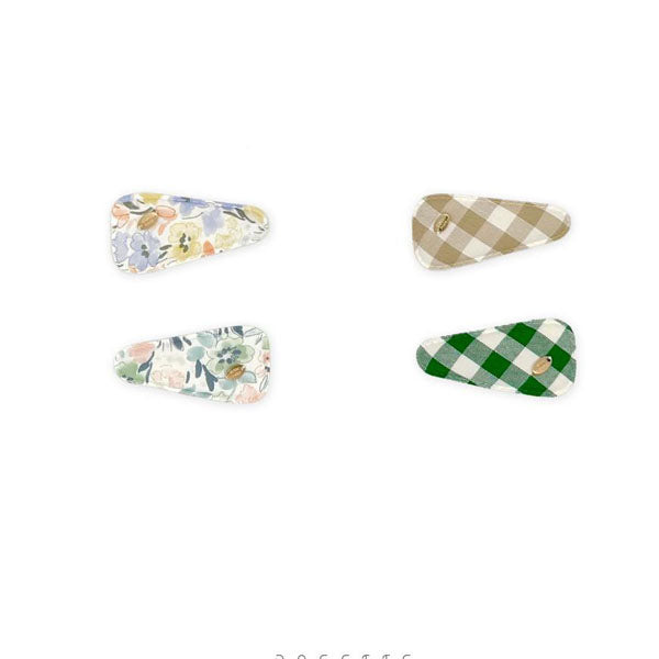Marie Hair Clip Korean kids hair clip in floral set made in Korea