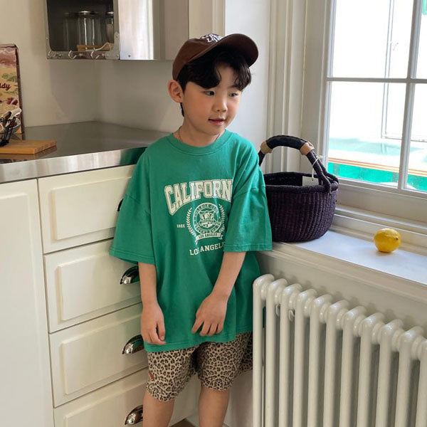 Ponya Boxy Tee Korean toddler t-shirt in light purple made in Korea