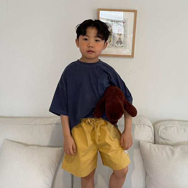 Selling Pigment Tee Korean toddler t-shirt in mint made in Korea