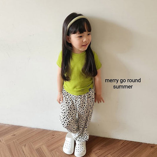 Bong Bong Pants Korean toddler pants in ivory made in Korea