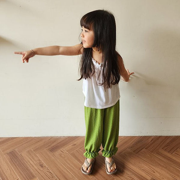 Cutie Set Korean toddler set in green made in Korea