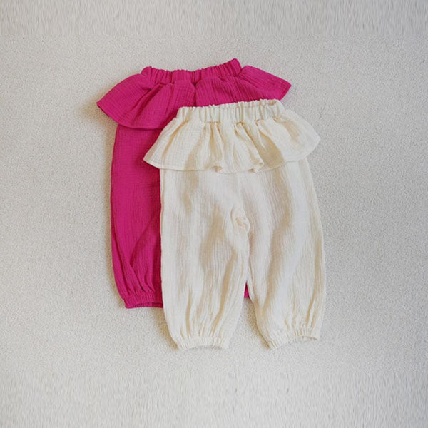 Harmony Joggers Korean toddler pants in pink made in Korea