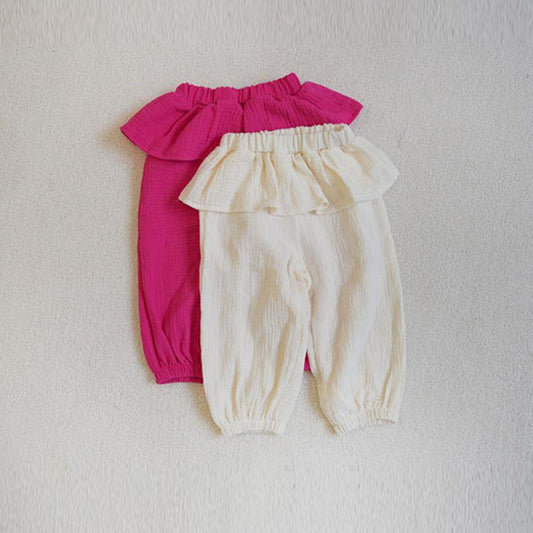 Harmony Joggers Korean toddler pants in pink made in Korea