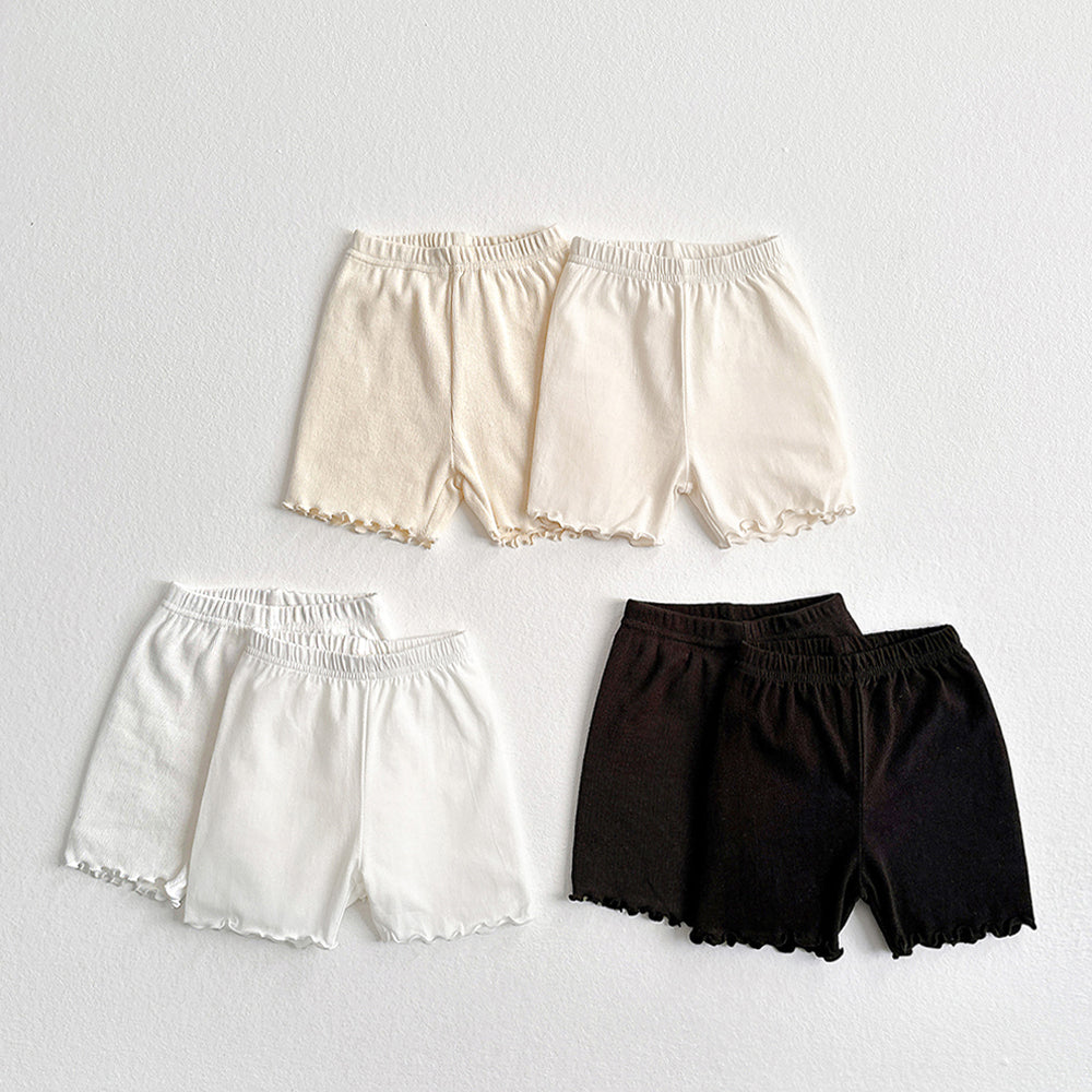 1+1 Modal Inner Shorts Korean toddler shorts in black made in Korea