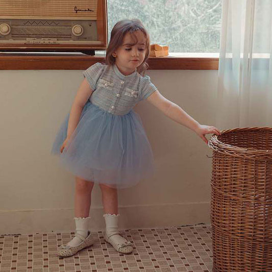 Coco Jour Dress Korean toddler dress in pink made in Korea