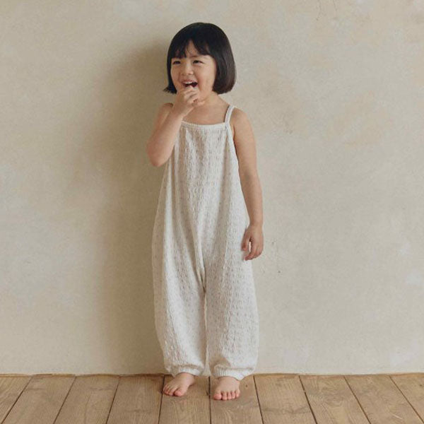 Lily Overalls Korean toddler overall in pink made in Korea