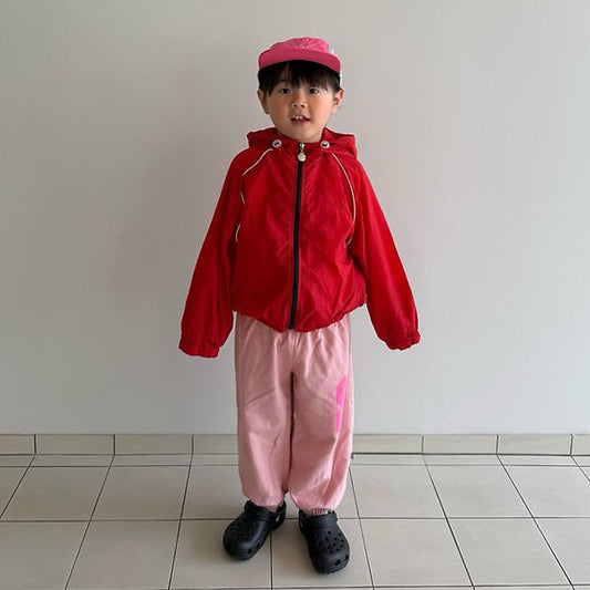 Eight Jogger Pants Korean toddler pants in cobalt made in Korea