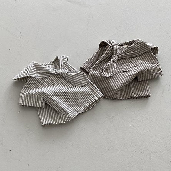 Rubato Blouse Korean toddler blouse in cream made in Korea