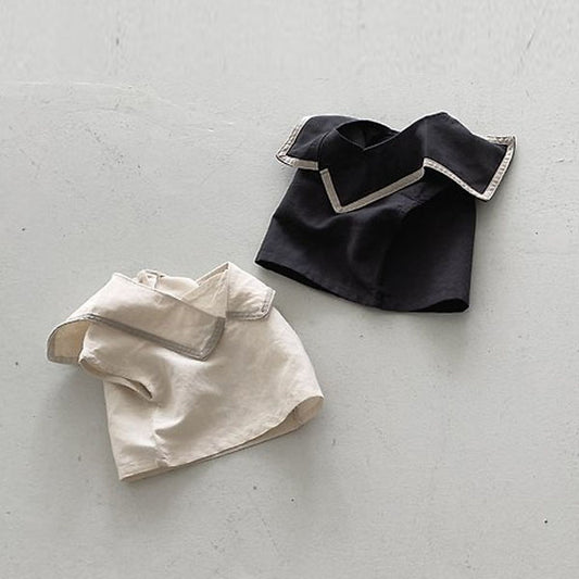Ever Blouse Korean toddler blouse in cream made in Korea