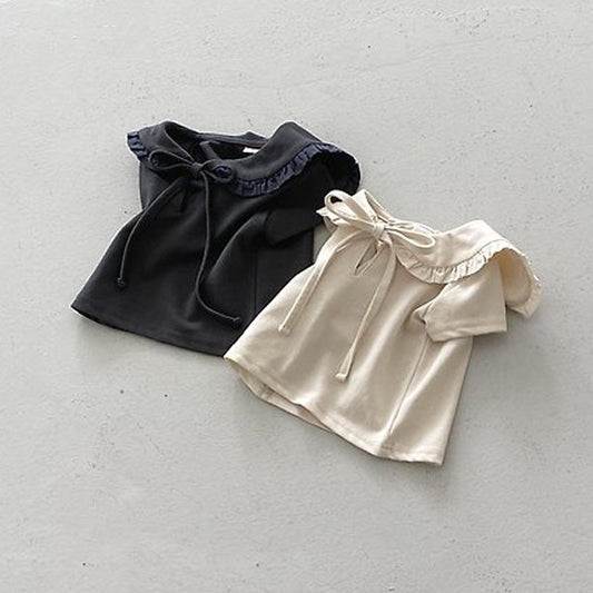 PK Tee Korean toddler t-shirt in cream made in Korea