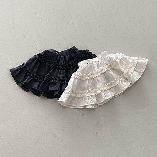 Ice Skirt Korean toddler skirt in ivory made in Korea