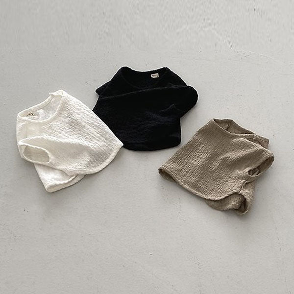 Nana Tee Korean toddler t-shirt in cream made in Korea