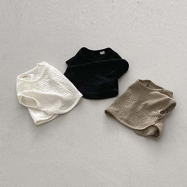 Bebe Nana Tee Korean infant t-shirt in cream made in Korea