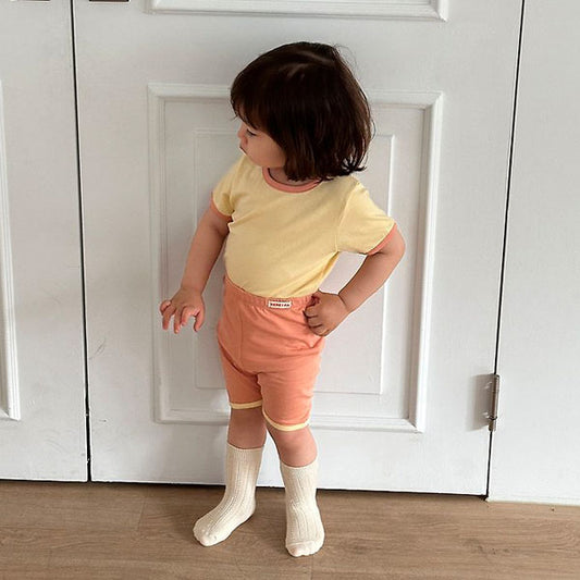 Summer Candy Modal Loungewear Korean infant loungewear in blue wine made in Korea