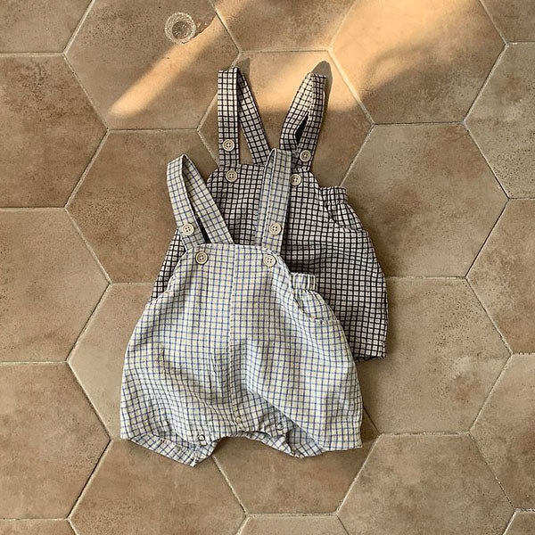 Rowan Overall Pants Korean infant overall in blue made in Korea
