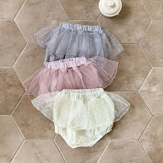 Popcorn Bloomers Korean infant bloomer in cream made in Korea