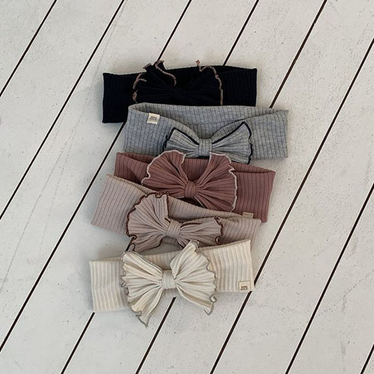 Berry Hairband Korean infant accessory in cream made in Korea