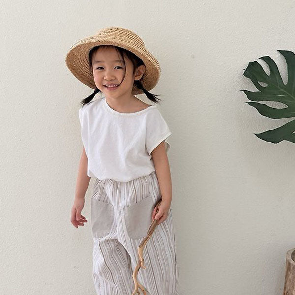 Wishlist T-Shirt Korean toddler t-shirt in ivory made in Korea