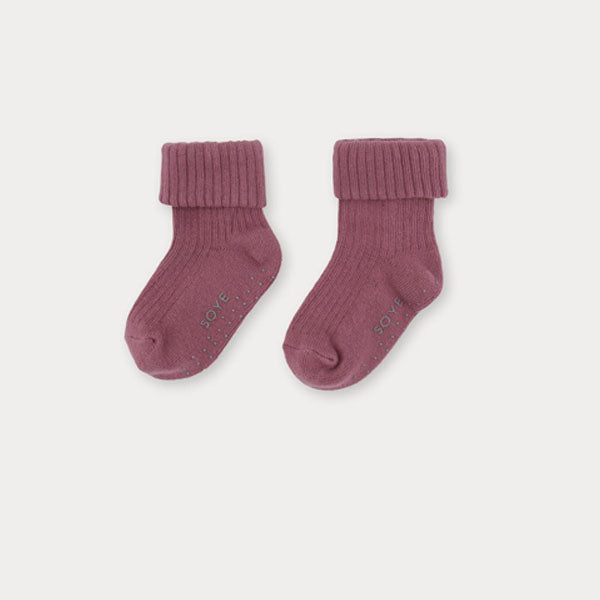 Baby Basic Socks Korean infant accessory in cream made in Korea