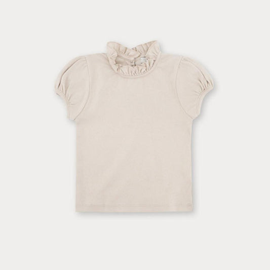 Bebe Momo Tee Korean infant t-shirt in light beige made in Korea