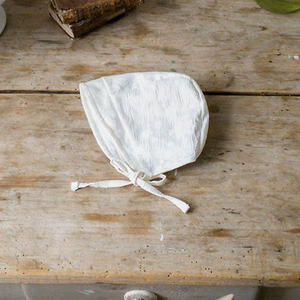 Ari Bonnet Korean infant accessory in cream made in Korea