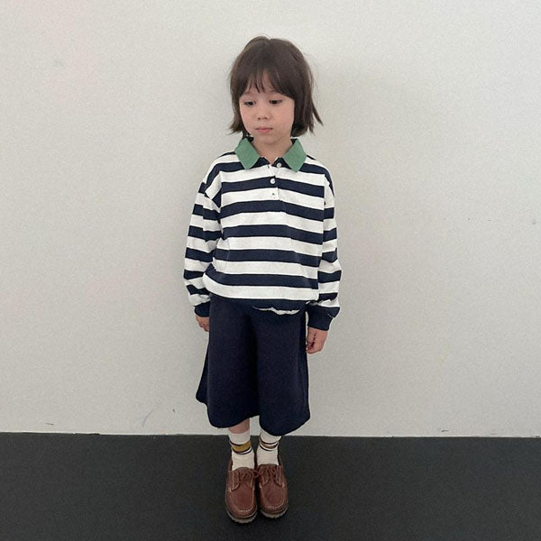 Moss Bermuda Shorts Korean toddler shorts in cream made in Korea