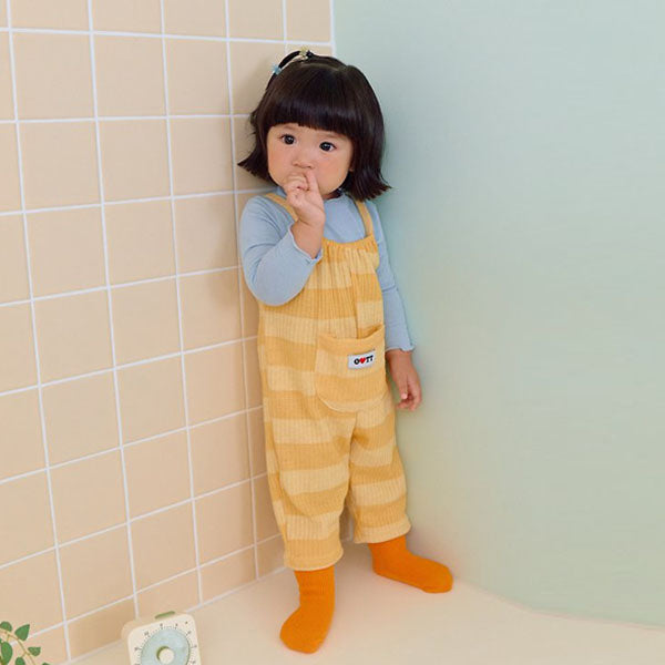 Pippi Overalls Korean infant overall in pink made in Korea
