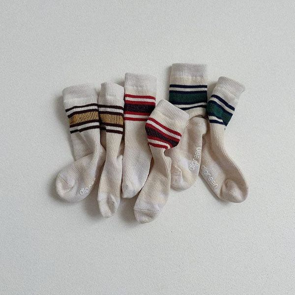 Authentic Socks Korean toddler accessory in set made in Korea