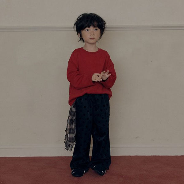 Roden Pants Korean toddler pants in black made in Korea